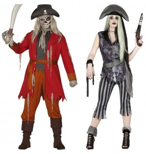 L'originale e divertente coppia di Pirati fantasma per travestirsi con il proprio compagno