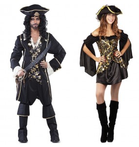 Costumi di coppia Pirati della notte