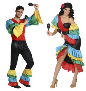 Costumi di coppia rumba brasiliana