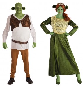 Travestimenti coppia Shrek e Fiona divertenti per travestirti con il tuo partner
