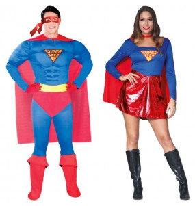 L'originale e divertente coppia di Superman per travestirsi con il proprio compagno