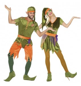 Costumi di coppia Elfi della foresta