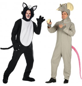 Costumi di coppia Gatto e topo