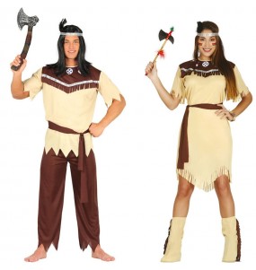 Costumi di coppia Indiani Cheyenne