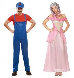 L'originale e divertente coppia di Super Mario e Principessa Peach per travestirsi con il proprio compagno