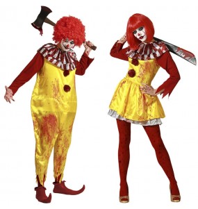 Costumi di coppia Clown sanguinari di McDonald