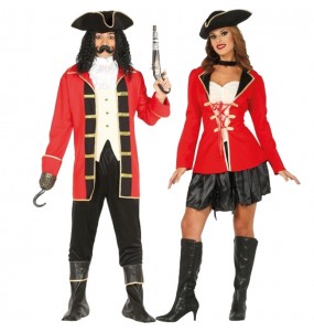 L'originale e divertente coppia di Pirati eleganti per travestirsi con il proprio compagno