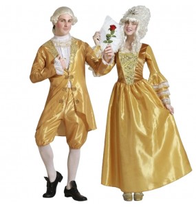 Costumi di coppia Cortigiani d'oro