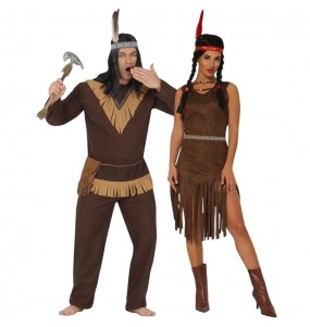Costumi di coppia Indiani Comanche