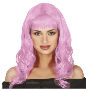 Parrucca rosa di Barbie per completare il costume