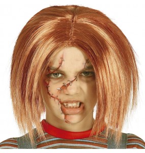 Parrucca Chucky bambino per completare il costume di paura