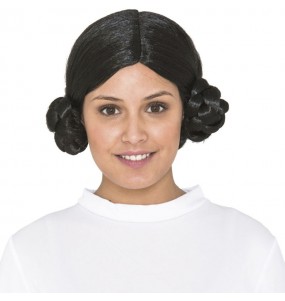 Parrucca principessa Leia