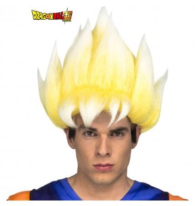 La più divertente Parrucca adulti Goku Super Saiyan per feste in maschera