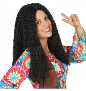 La più divertente Parrucca donna hippie per feste in maschera
