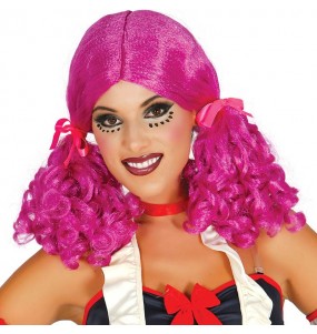 La più divertente Parrucca bambola diabolica per feste in maschera