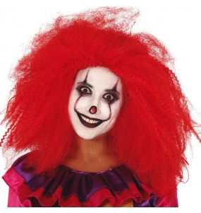 La più divertente Parrucca Killer Clown lunga per feste in maschera