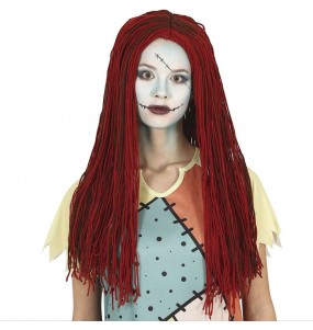 Parrucca Sally Nightmare Before Christmas per completare il costume di paura