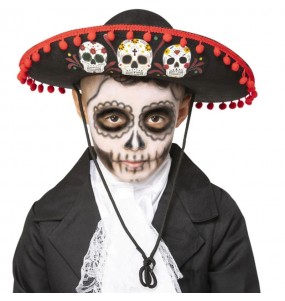 Cappello del Giorno dei Morti per bambini per completare il costume di paura