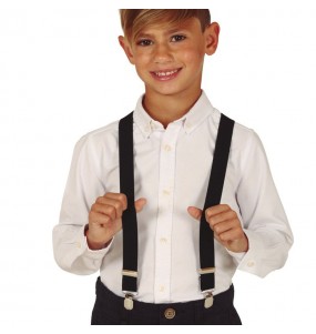 Bretelle nere per bambini per completare il costume