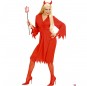 Costume diavolo rosso donna per una serata ad Halloween