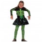 Vestito Scheletro Fluorescente bambine per una festa ad Halloween