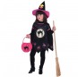 Vestito Strega Gatto Halloween bambine per una festa ad Halloween