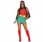 Travestimento Robin di Batman donna per divertirsi e fare festa