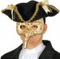 Maschera veneziana con becco per poter completare il tuo costume Halloween e Carnevale