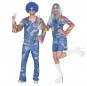 Travestimenti coppia Hippies Jeans divertenti per travestirti con il tuo partner
