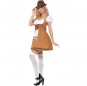 Costume da Tedesca Oktoberfest marrone per donna