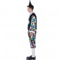 Disfraz de Arlequín Picas multicolor para hombre Perfil