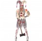 Costume Arlecchina insanguinata donna per una serata ad Halloween