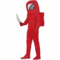 Costume da Astronauta Among us rosso per uomo