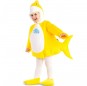 Costume da Baby Shark giallo per neonato