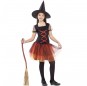 Vestito Strega zucca Fantasia bambine per una festa ad Halloween