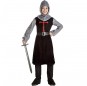 Costume da Cavaliere medievale nero per bambino