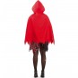 Costume da Cappuccetto Rosso insanguinato per donna dorso