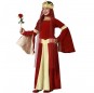 Costume da Donna medievale rossa per bambina