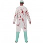 Costume da Dottore zombie per uomo dorso