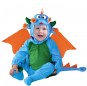 Costume da Drago blu per neonato