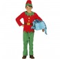 Costume da Elfo verde e rosso per bambino