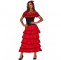 Travestimento Flamenca rossa donna per divertirsi e fare festa