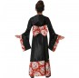 Disfraz de Geisha con kimono para niña espalda