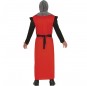 Costume da Guerriero rosso medievale per uomo