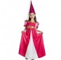 Costume da Fata medievale rosa per bambina