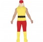 Disfraz de Luchador Hulk Hogan para hombre Espalda