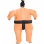 Costume da Lottatore di sumo gonfiabile per adulti dorso