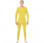 Costume da Body giallo spandex per uomo