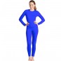 Costume da Body blu spandex per donna