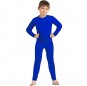 Costume da Body blu spandex per bambino